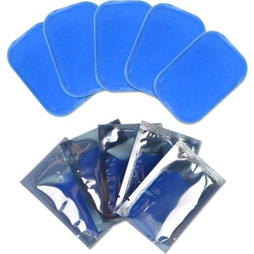 100pcs ABS Trainer Gel Pads For EMS Abdominal Stickers Hydrogel Hip Abdomen Muscle Stimulator Slimming Massage Replacement Patch