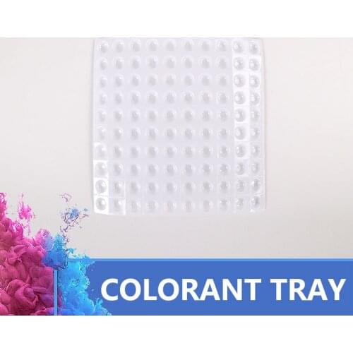 1000pcs Cups/lot,Disposable Perforated Plastic Eyelash Extension Glue Holder Wells Adhesive Tray Eyelashes