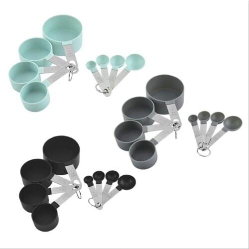8pcs Kitchen Measuring Spoons Set Cake Baking Measuring Cups Teaspoon Coffee Sugar Scoop Kitchen Cooking Baking Tools