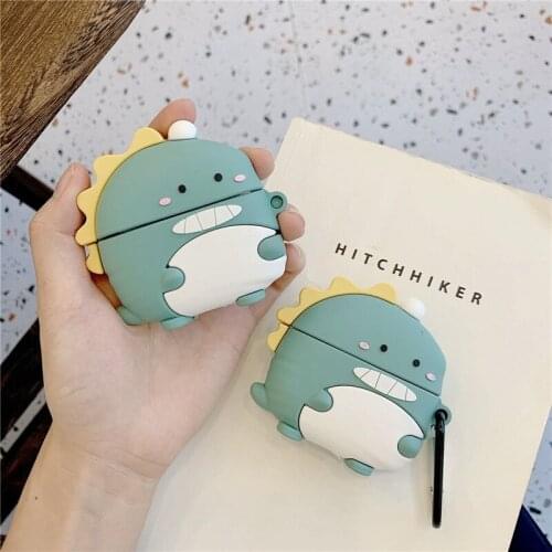 For AirPods Pro Case Dinosaur Protective Case Silicone Bluetooth Earphone Case For Apple AirPods 3 Charger Box Protective Cover