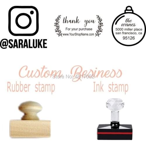 Custom Logo Stamp, Custom Rubber Stamp, Business Logo Stamp, Personalized ink Stamp