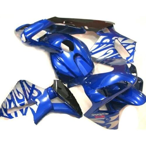 Quality in blue white silver black fairing kits for CBR600RR 03 04 F5 CBR 600RR 03-04 CBR600 RR 2003 2004 silver black fairings