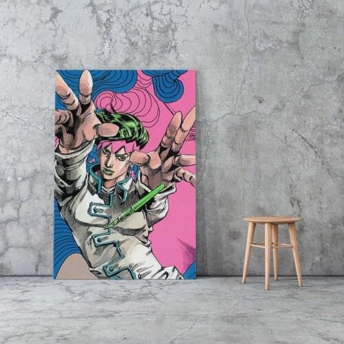 Canvas Pictures Jojo S Bizarre Home Decoration Paintings Japan Anime Role Poster HD Prints Wall Art Modular Living Room Framed