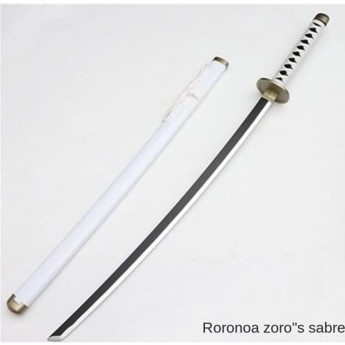 Cosplay Roronoa Zoro Three-knife Ghost Cut Ver He Dao Katana Sword Role Playing Sauron Qiu Shui Weapon Wood Prop 104cm