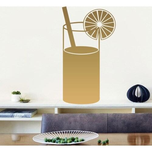 Creative Drink Vinyl Kitchen Wall Stickers Wallpaper Wall Stickers For Kids Rooms House Decoration