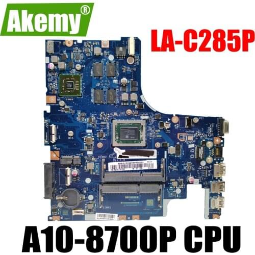 LA-C285P Mainboard For Lenovo 500-15ACE 500-15ACZ Laptop Motherboard 100% Fully Tested A10-8700P 2GB-GPU