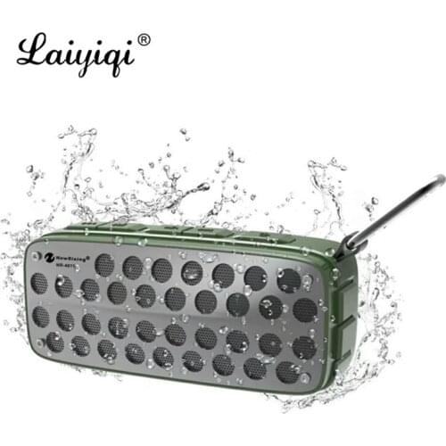 Laiyiqi 2021 hot column splashproof portable mountain climbe wireless Bluetooth speaker soundbox woofer caixa de som waterproof