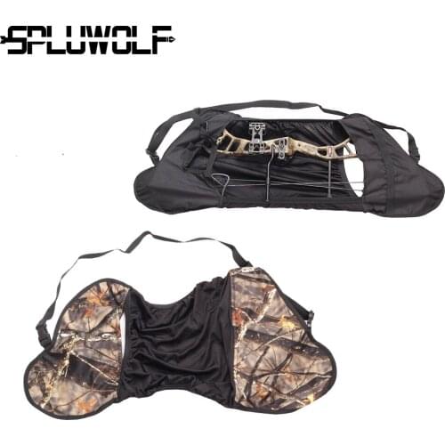 Lightweight Archery Compound Bow Bag Camo Portable Arrow Carrier Holder
