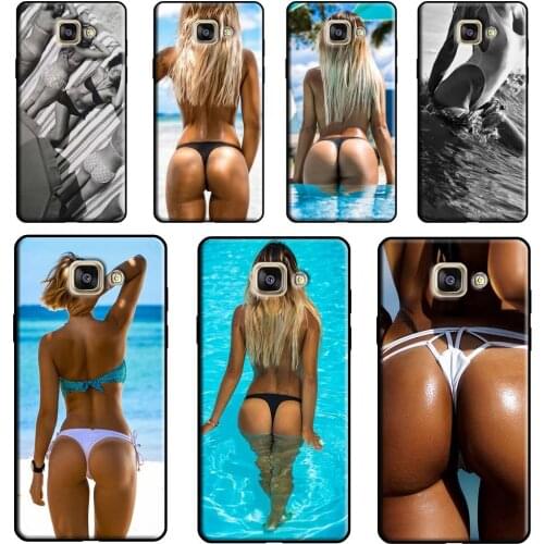 Summer Beach Bikini Girl Phone Case For Samsung Galaxy J7 J5 J3 2017 A3 A5 J1 2016 J6 J4 Plus A6 A8 A7 A9 J8 2018