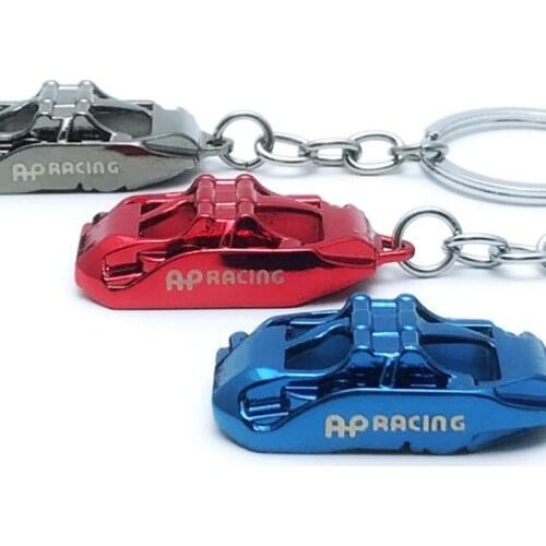 Hot Sell AP Racing Auto Disc Brake Caliper Cover Key Holder Key Rings Key Chain JDM Auto Racing Parts Key chain