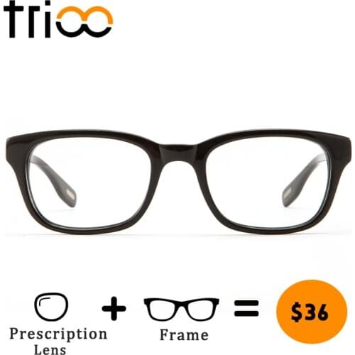 TRIOO Male Myopia Glasses Progressive Reading Eye Glasses for men Prescription Fashion Design Clear Minus Spectacles Eyewear