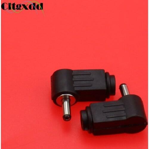 Cltgxdd 1Pcs 3 in 1 Socket male plug interface 3.5mmX1.35mm / 3.5*1.35mm DC Power Jack Plug Shape Right Angle connector