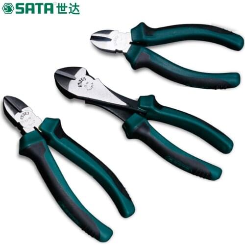 SATA Pliers Diagonal Beading Cable Wire Side Cutter Cutting Nippers Pliers nippers hand tools electrical tools 5''/6''/7