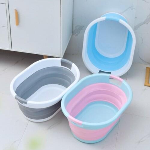 Folding Laundry Basket Laundry Basket Foldable Laundry Basket Household Clothes Storage Basket Bathroom Foldable Laundry Bucket