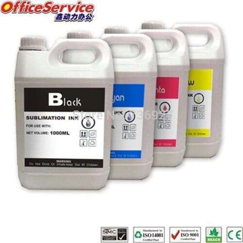 4X1000ML Universal Sublimation Ink specialized For EPSON Printer Heat Transfer Ink