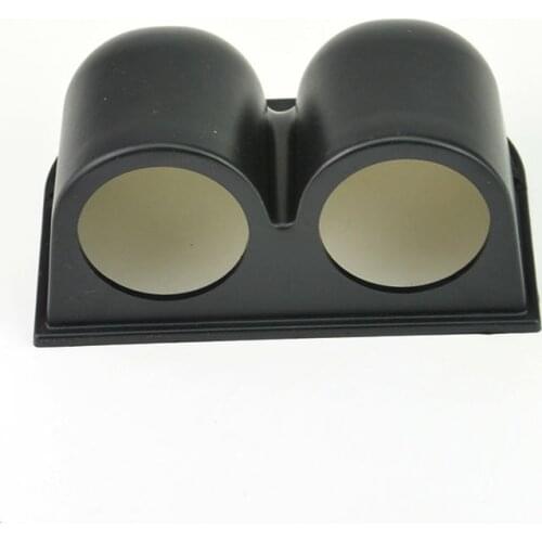 Universal 2“ 52MM Auto Car Instrument console Firm Plastic Black 2 Holes Gauge Pods Racing Refitting Hand Drive Meters Holde