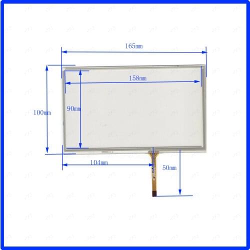 ZhiYuSun New R4070C9 this is compatible 165*100mm Touch Screen Touch Panel Glass Replacement 165*100
