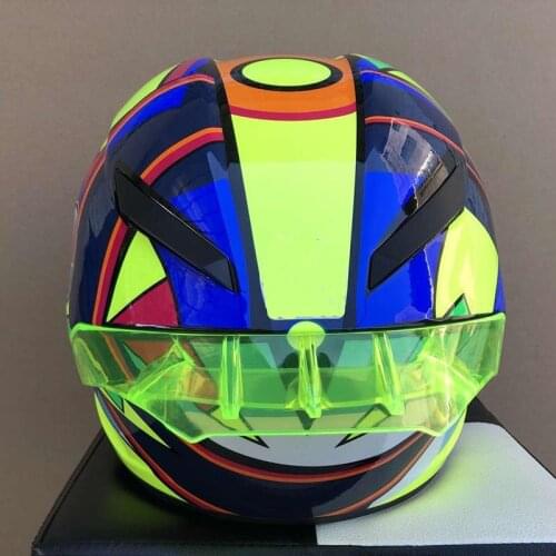 Winter Helmet Full Face Motorcycle Single Visor Racing Helmet With Big Gp-r Spoiler Safety Hat ECE Approved