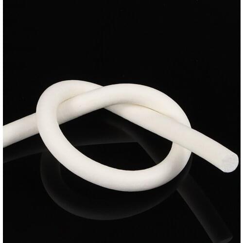 1M Dia. 25mm 30mm Silicone Rubber Sponge Strip White Silicone Foamed Seal Strip Round VMQ Foaming Cord Door Window Gasket Trim