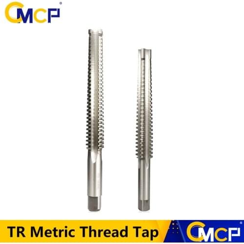1pc HSS TR10x2mm TR10x3mm Left Hand Thread Tap Hand Tools Trapezoidal Metric Thread Tap Screw Tap
