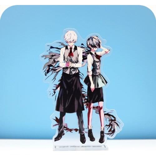 Anime Tokyo Ghoul Kaneki Ken Touka Kirishima Acrylic Stand Figure Desktop Decoration Collection Model Toy Doll Gifts Cosplay