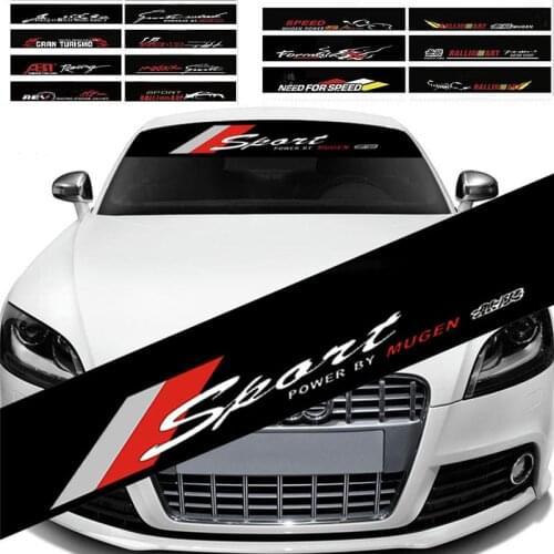 Car Front Rear Windshield Decal Sticker For Peugeot 307 206 308 407 207 2008 3008 508 406 208 Mazda 3 6 2 CX-5 CX5 CX-7