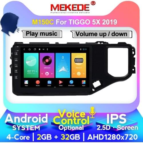 MEKEDE 2.5D IPS Screen Car Multimedia Radio Player for Chery Tiggo 4 4X 5X 2017 2018 2019 CAR GPS Navigation Stereo Auto BT