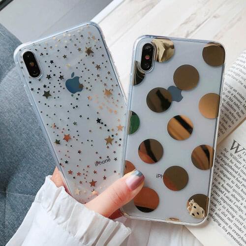 Phone Case For iPhone 11 Pro Max XR X XS Max 6 6s 7 8 Plus SE 2020 Cases Electroplated Butterfly Floral Leaf Clear Soft Fundas