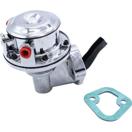 For BBC Big Block Chevy 396 454 Chrome Mechanical Street Strip Fuel Pump High Volume