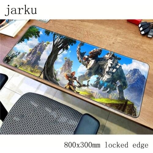 Horizon zero dawn pad mouse computador gamer mause pad 800x300X2MM padmouse big cute mousepad ergonomic gadget office desk mats