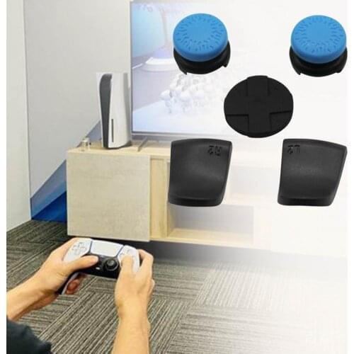 L2 R2 Joystick thumb stick grip Cap Button Repair Part Cover Thumbstick Replacement for Sony DualSense 5 PS5 Controller