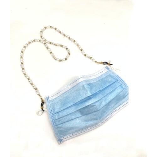 Mask Pearl Necklace for Women Wedding Punk Bead Lariat Gold Color Long Chain Necklace Jewelry Gift Fashion Necklaces For Women