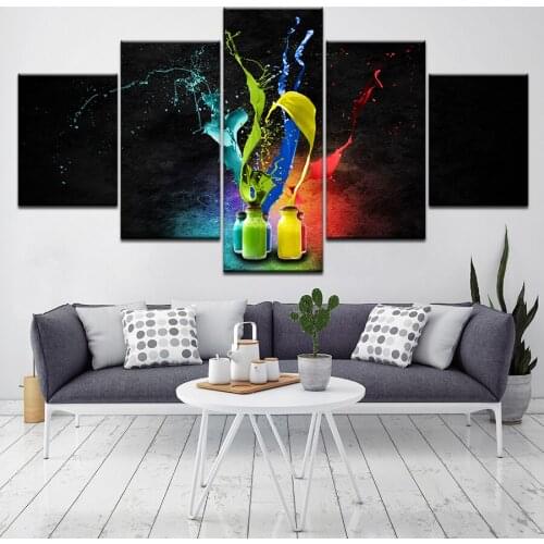 Abstract color art landscape Diamond Painting 5 Piece Diy Full Square Round Drill Diamond Embroidery Sale Mosaic Decor AA2519