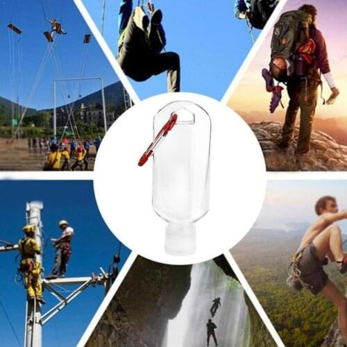 2020 new portable 50ml carabiner hook bottle portable outdoor mountaineering bottle backpack hook F9B5