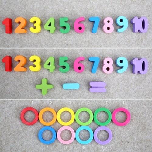 New Kids Math Number Letters Matching Game Recognition Intellectual Traning Toy Education