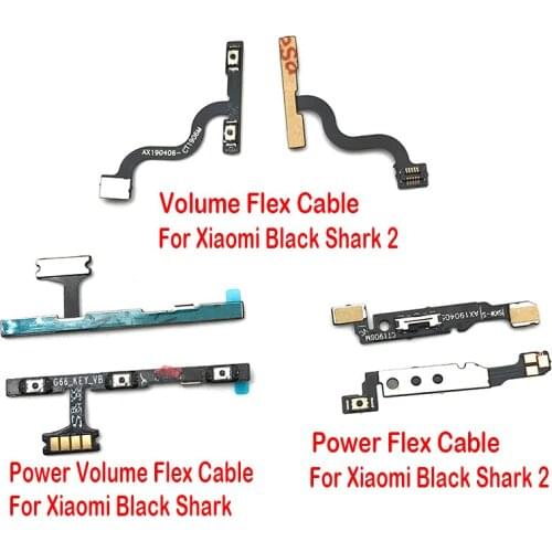 New Power On Off Button sound volume Flex Cable For Xiaomi Black Shark 2 Replacement parts