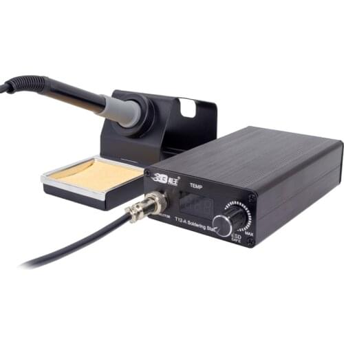 T12 soldering station high power digital display electric soldering iron adjustable constant temperature mobile phone board repa