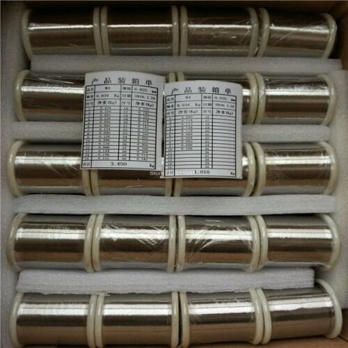 Russia nickel wire 0.025 mm electric heating garage heat-treating Application ,free shipping