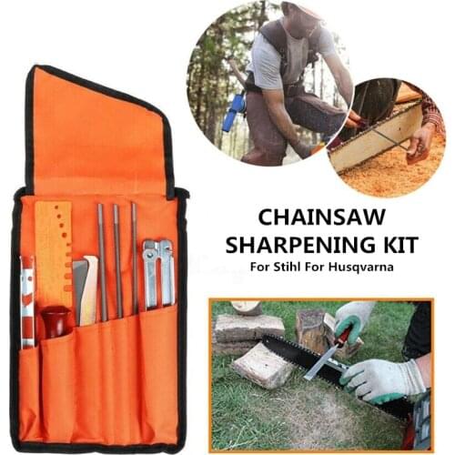 Special Household Hand Tools 10 Pcs Chainsaw Sharpening File STIHL Filing Kit Chain Sharpen Saw Files Tool IN STOCK
