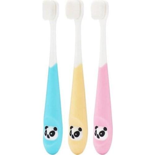 Soft Micro-nano Hairy Cute Cartton Baby Toothbrush Soft Hair Toothbrush Oral Care Soft Bristles Tooth Brush Whitening