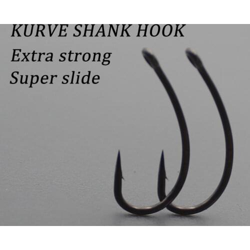 20PCS Super High Quality Barbed Fishing Hooks Carp Hair Rig Hook Coated Fishing Hooks For Chod Rig Tackle Accessories