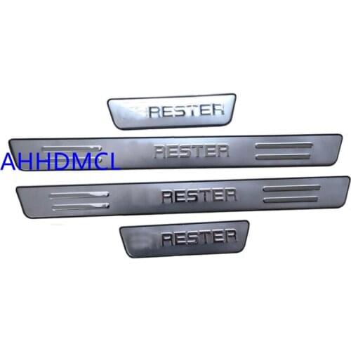 Car Welcome Pedal Threshold Strip Door Sill Strip For Forester 2008 2009 2010 2011 2012 2013 2014 2015 2016 2017 2018