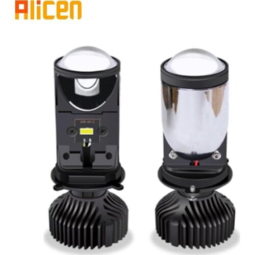 Car headlights 120 w/pair lamp H4/9003/HB2 Hi/Lo led double H4 LED lens projector20000LM lampada led Canbus 12v 24V bulb