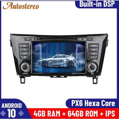 Android 10 128G Screen PX6 DSP For Nissan x-trail XTrail T32 Qashqai J11 Car DVD Player GPS Multimedia Player Radio Audio Stereo