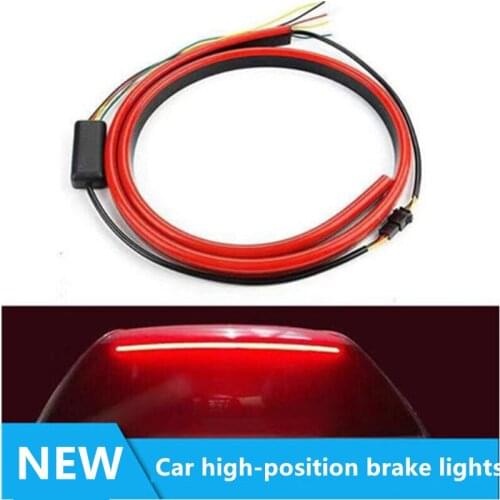 Car High-Position Brake Light 100CM Signal Lights Auto Modified Flashing Streamer Light Lamp Multi-mode Warning Lantern