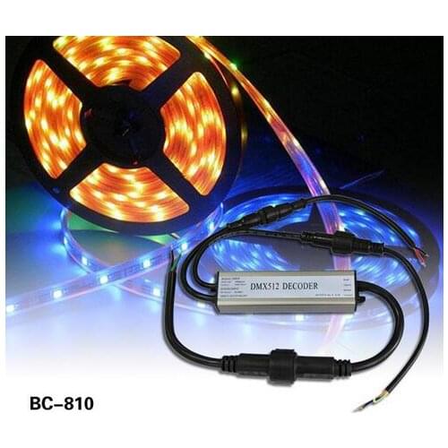 BC-810 DMX512 Controller LED Waterproof DMX512 decoder DC12-24V 3CH DMX Controller