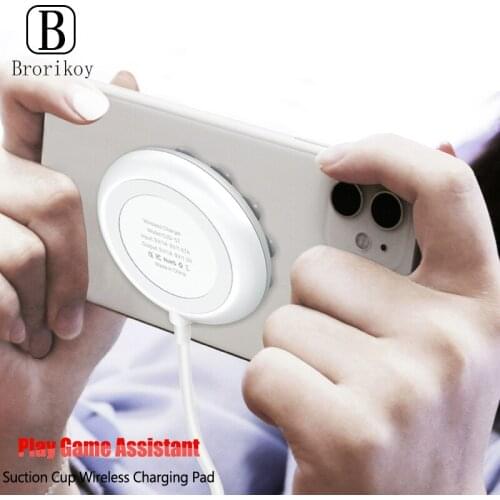 Qi Wireless Charging Suction Cup Pad for Samsung S20 Ultra S10 Note 10+ Plus 10W Wireless Quick Charger for iPhone 11 Pro Max Xs