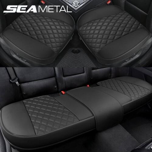 Car Seat Cover PU Leather Cushion Car Seat Protector Mat Four Seasons Universal Fits For Most Sedan SUV&Hatchback Ultra-Luxury