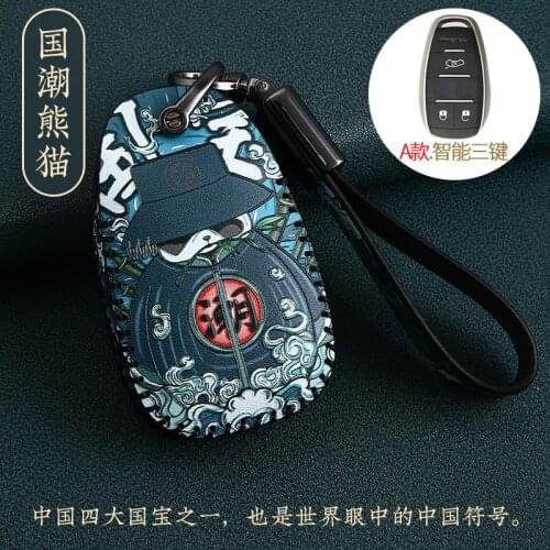 Genuine Leather Key Case Key Cover For Alfa Romeo 159 147 Giulietta Giulia Stelvio Mito Remote Protection Cover