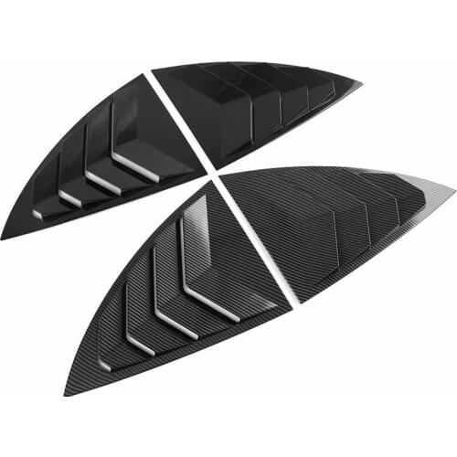 For Tesla Model Y 2021 2022 Blinds Decoration Rear Triangular Window Spoiler Louver Shutter Cover Model Y 2020 2021 Accessories